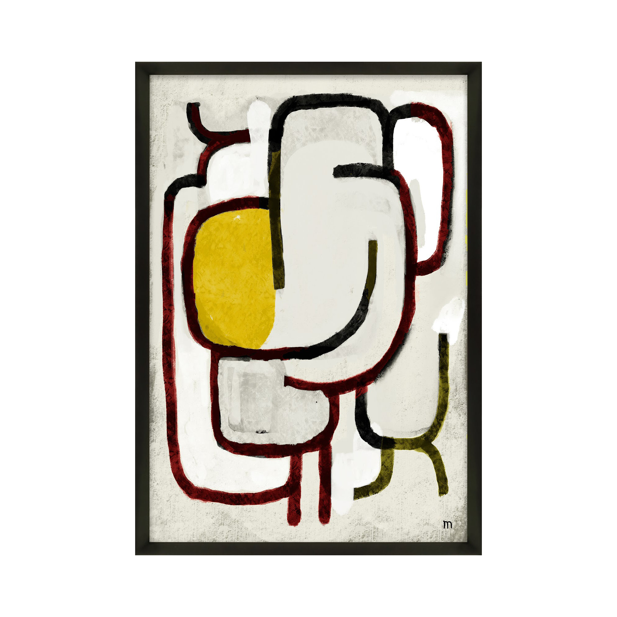 Lost In The Woods by Studiom, Black, 25" H x 17.5" W x 1.25" D