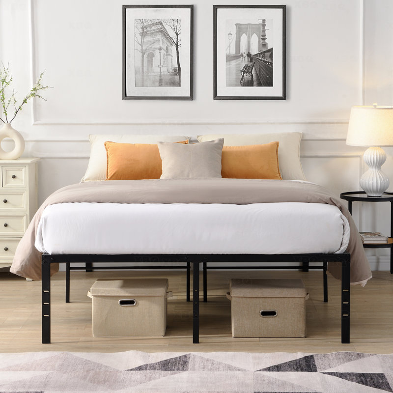 Bed Frame Full Size , Heavy Duty Metal , Quick & Easy Assembly, No Noise, Full
