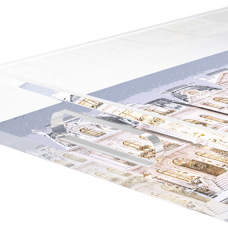 Acrylic Decorative Tray, 22.5" x 14.5"D