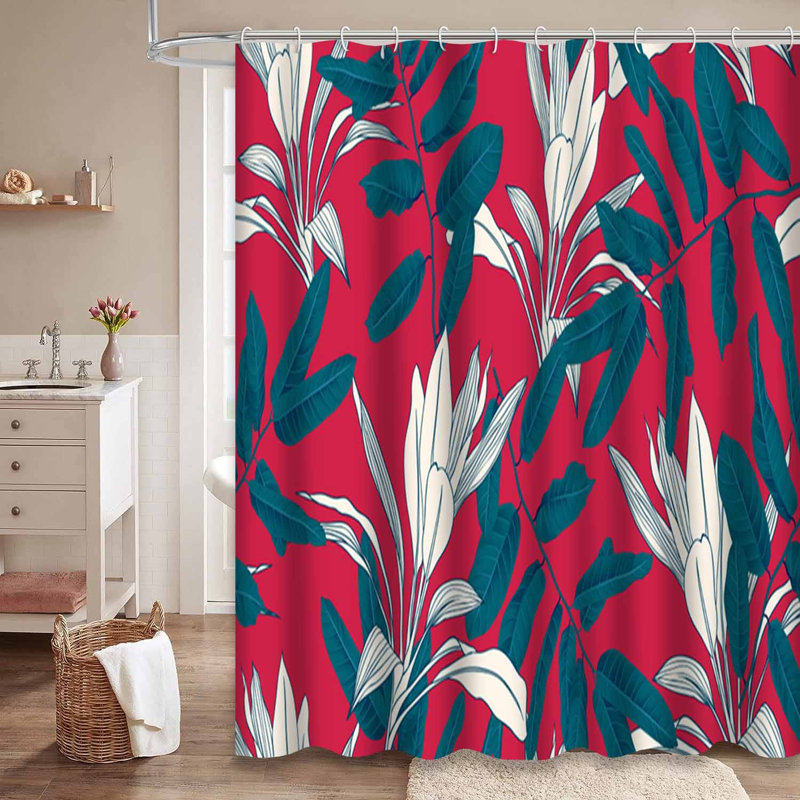Rideau de douche Botanical, L 72 po x l 84 po