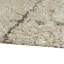 Tapis moyen Wreno 5 x 7, motif écossais, velours de 50 mm, crème et PET brun-133356225