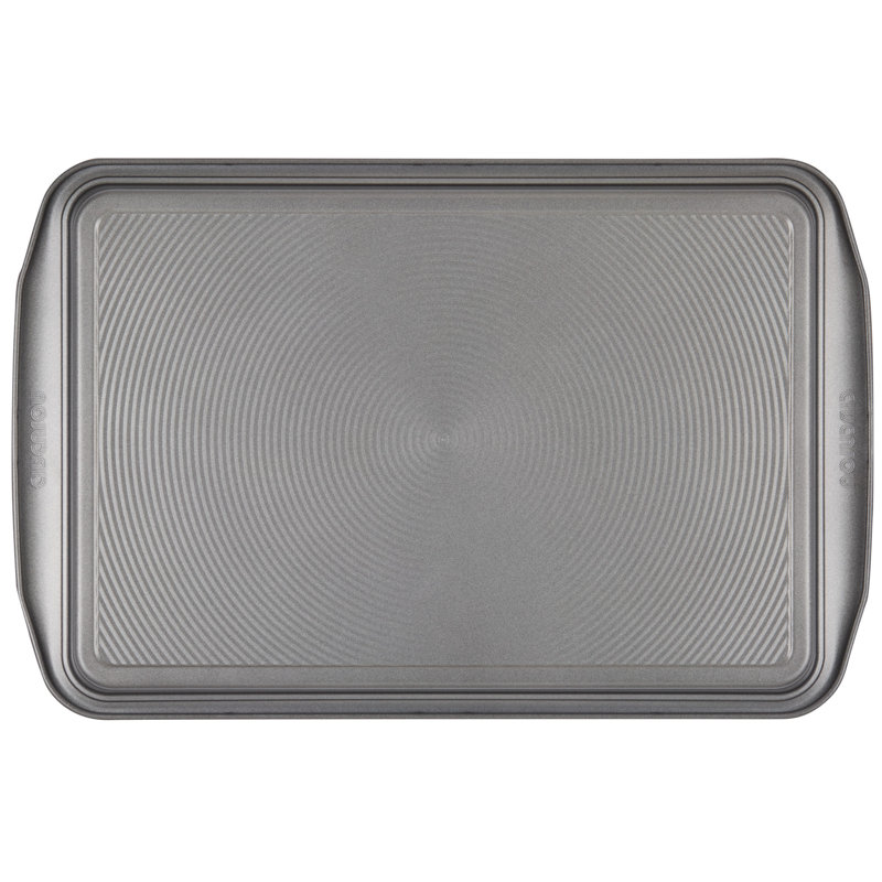 Circulon Bakeware Nonstick Baking Pans / Cookie Pan Set, 9 Inch x 13 Inch and 10-Inch x 15-Inch, Gray