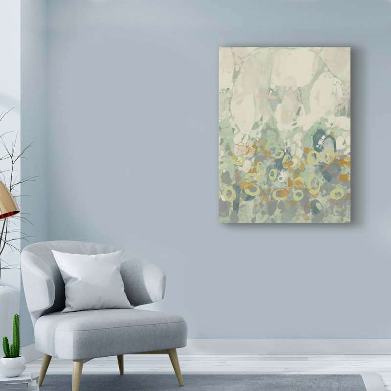 « paint gouttes i », reproduction de peinture à l’acrylique sur toile tendue, H 19 po x l 14 po x P 2 po