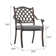 Amechi 8 - Person Metal Patio Dining Set with Rectangular Table , Cushions Included