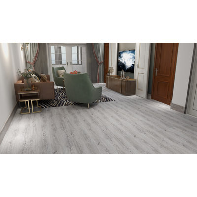 Stephens 91 cm W x 16 cm L x 2 cm Oak Laminate Flooring