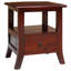 40cm W Solid Wood Bedside Table-1681473333