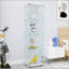 Vitrine en verre avec 4 portes et 4 tablettes