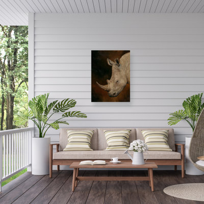 David Stribbling RHINO 2 Outdoor  Canvas