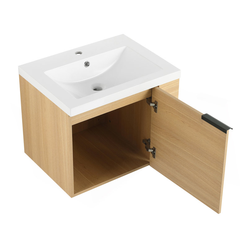 Meuble-lavabo robuste avec rangement spacieux et portes à fermeture douce pour une salle de bain élégante et fonctionnelle