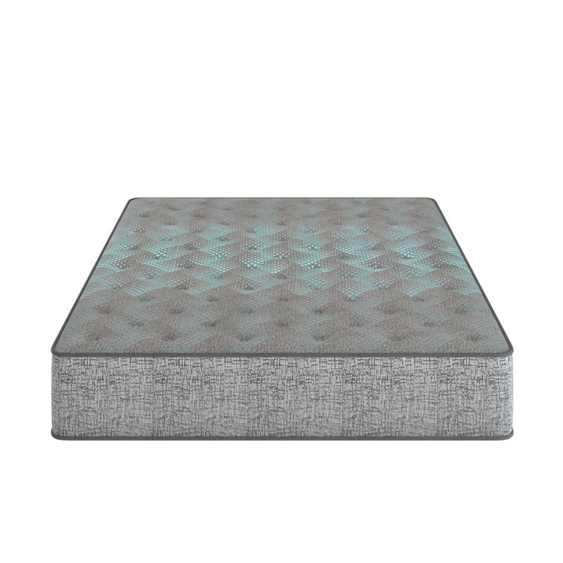 Matelas de 11 po pour très grand lit, confort moyen et effet rafraîchissant, berceau en mousse, mousse de soutien, ressorts intégrés avec fonction, circulation d'air, merveilleux renforcement lombaire moyen, sommeil à 360 °