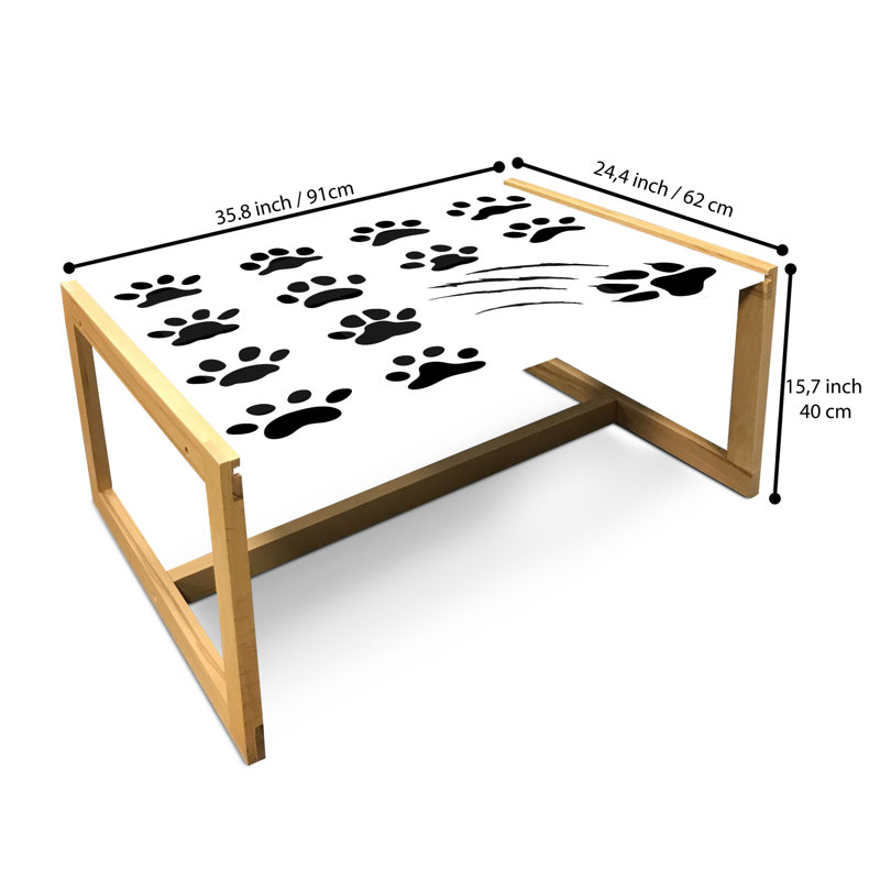 Jahdol Sled Coffee Table, 90cm H x 62cm W x 40cm D