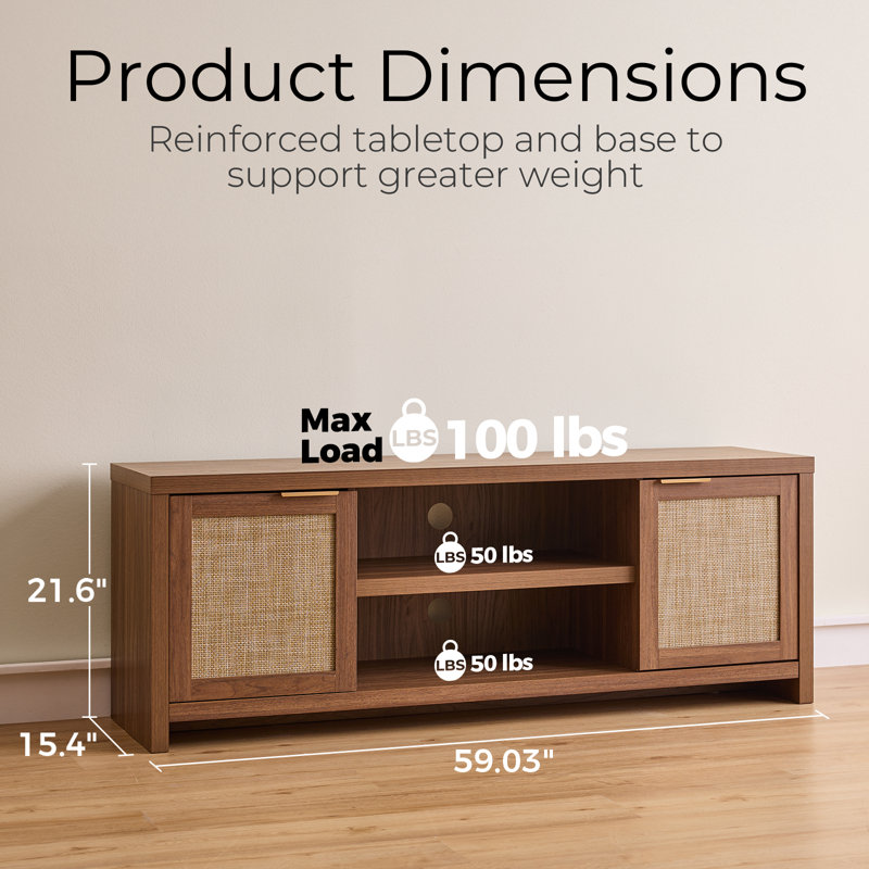 Console for TVs up to 65, Special Walnut
