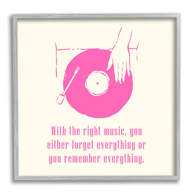 " With The Right Music DJ Turntable " by Melissa Wang
