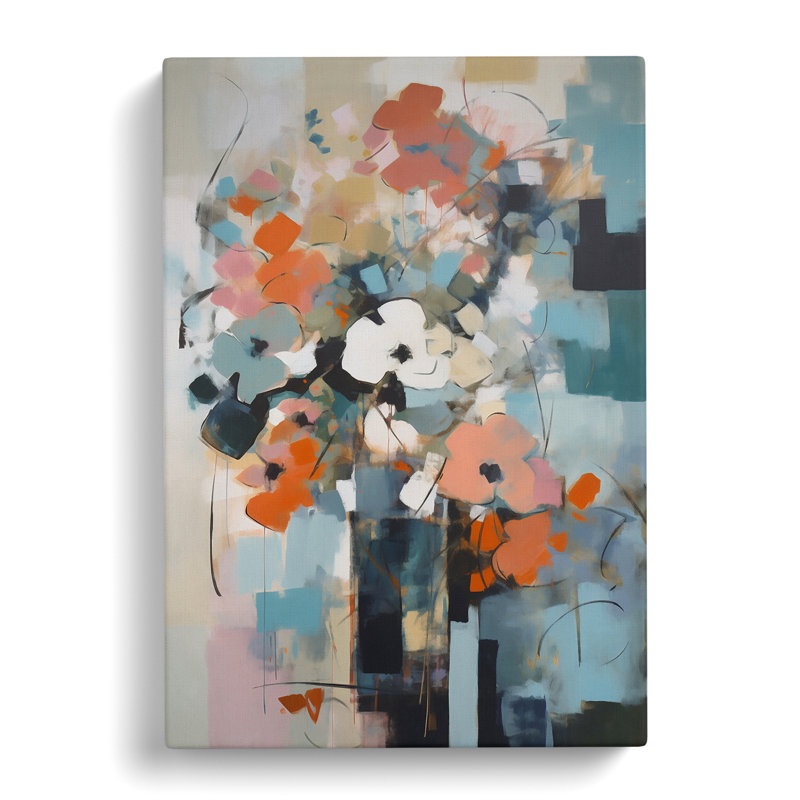 Walkowiak Flowers Bauhaus Vol.4 - Wrapped Canvas, 50cm H x 35cm W x 3cm D