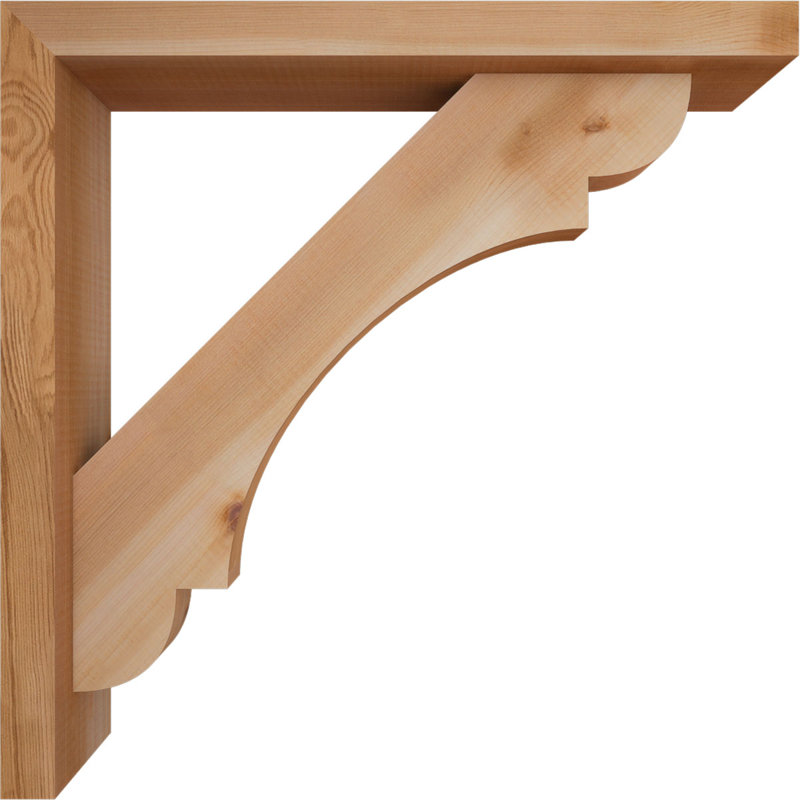 Support de bloc olympique l 3 1/2 po x P 22 po x H 22 po avec support décalé, cèdre rouge de l'Ouest, 22 X 22