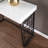Barnwell 42'' Glass Top Console Table