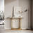 Pierz 43.31'' Modern Metal Console Table