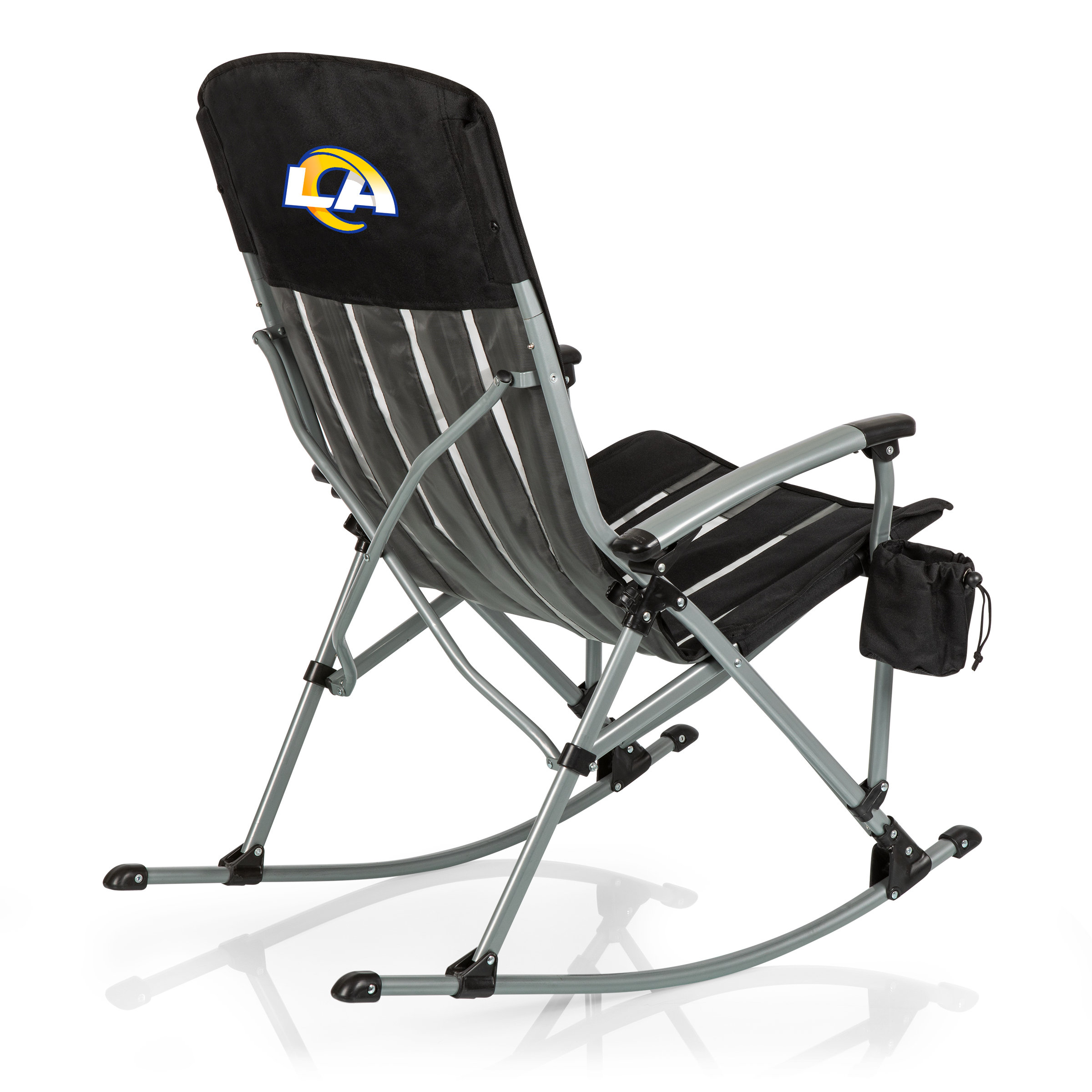 Latitude Run® NFL Los Angeles Rams Outdoor Rocking Camp Chair
