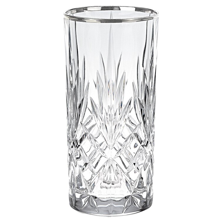 Ashlyn Ashford 11 oz. Crystal Glassware Set (Set of 4) Rosdorf Park