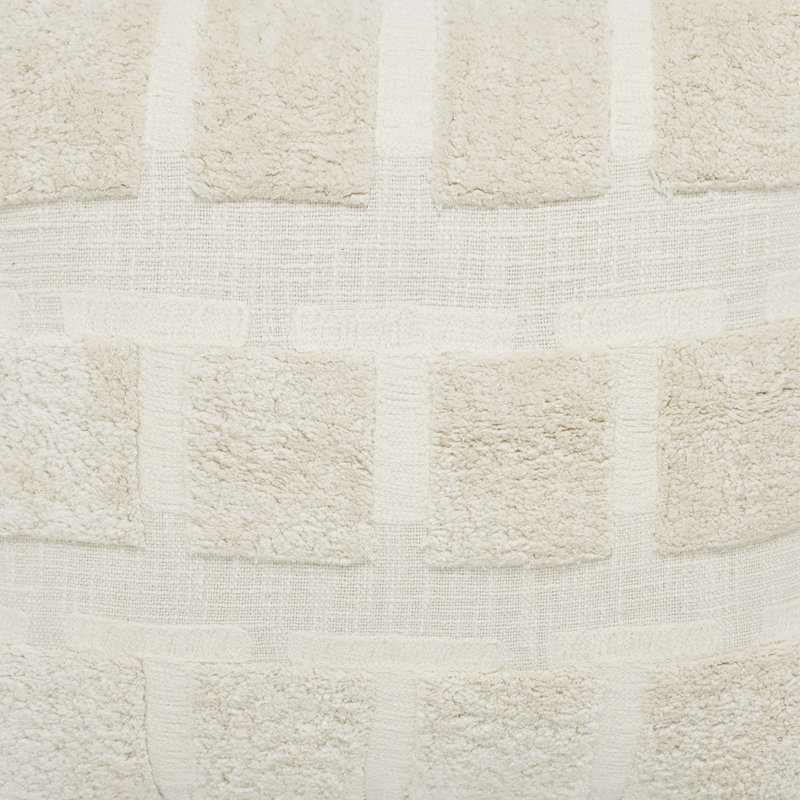 Housse de coussin en duvet et plumes touffetées avec insert, Rectangle H 14 po x l 24 po