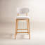 Lucia Bar/Counter Stool - Harvest Jute Seat - Ebano Frame-142384752-142384753