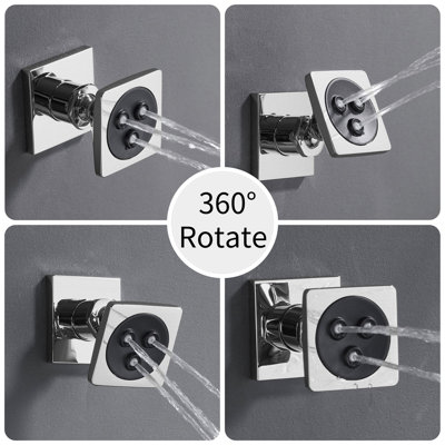 Thermostatic All-In-One Kit with Rough in-Valve