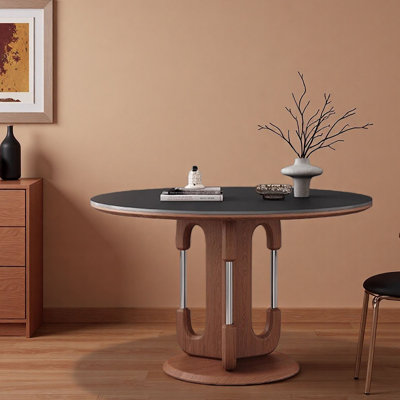 Italian Wabi-Sabi Round Dining Table