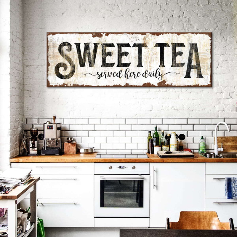 Signe «Sweet Tea», H 24 po x l 8 po x P 1 po
