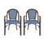 Chaises de bistro 2 pièces