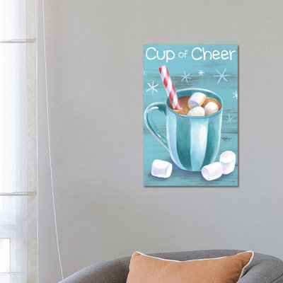 Peppermint Cocoa I-Cup Of Cheer by Kelsey Wilson - Wrapped Canvas Gallery-Wrapped Canvas Giclée