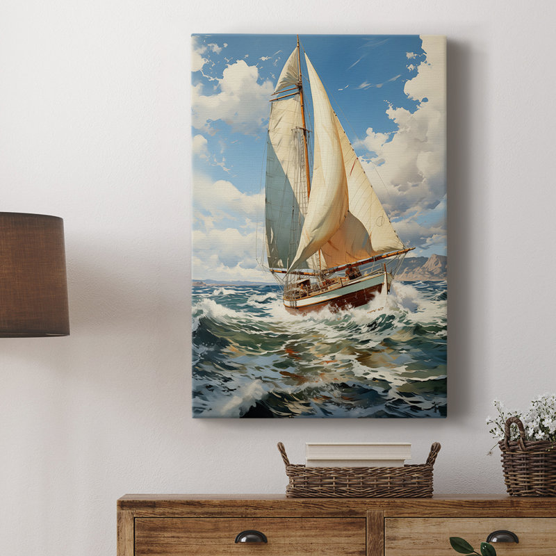 NAUTICAL Series CECXLVII - Cavas de galerie sur mesure, H 27 po x l 18 po