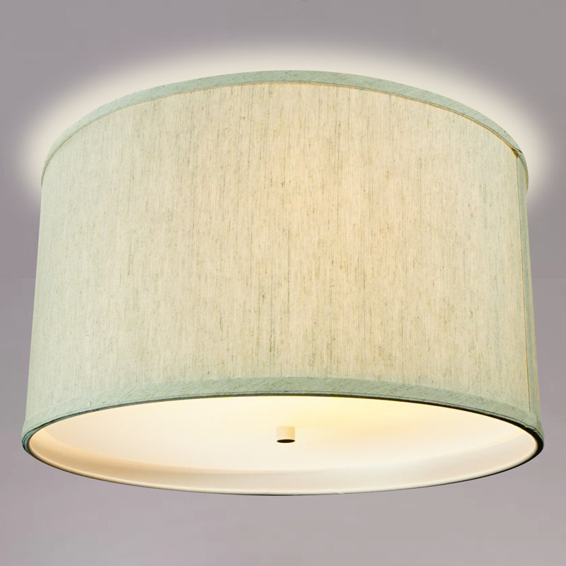 Kimmons Linen Flush Mount, Oatmeal