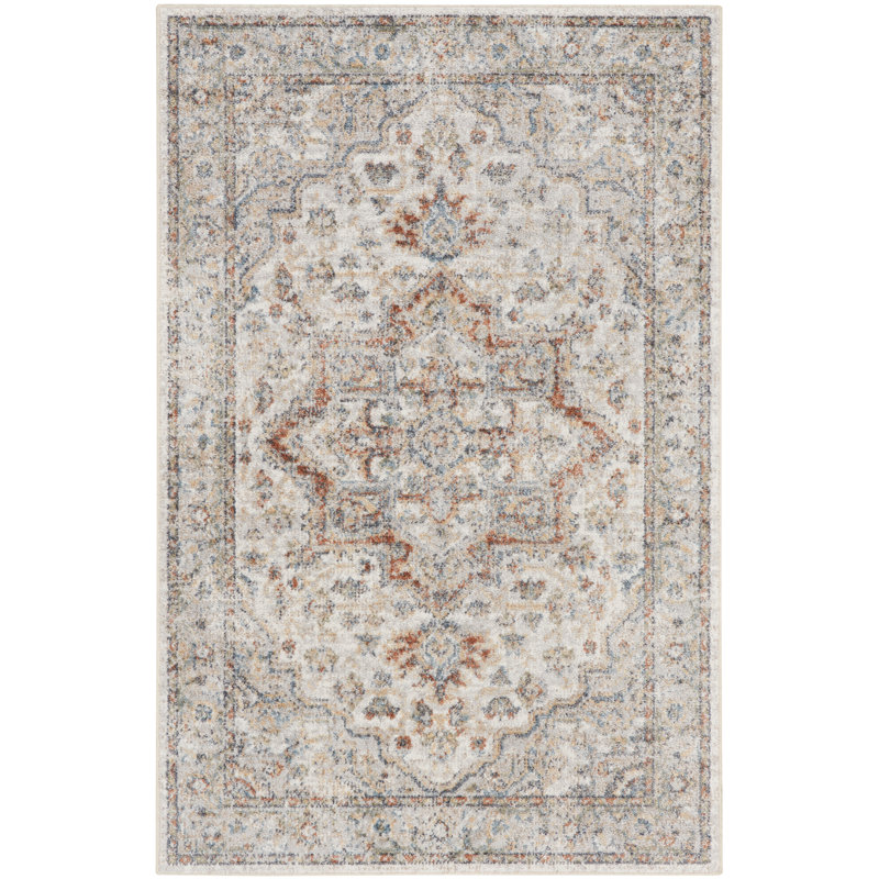 Laivai Washable Oriental Indoor Rug, Rectangle 3'3" x 5'