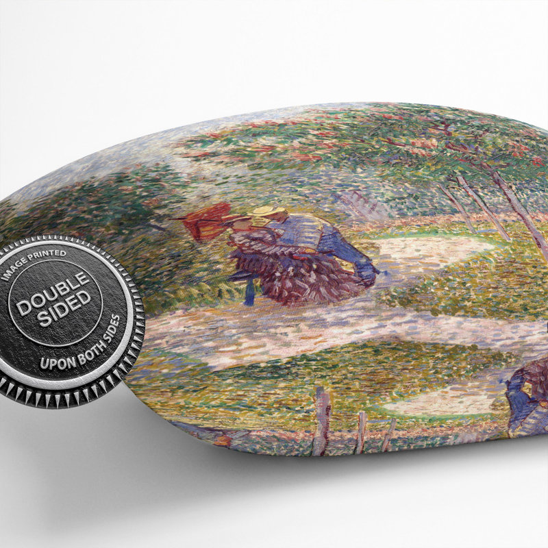 Square Cushion, 40cm H x 40cm W x 15cm D, Green/Grey