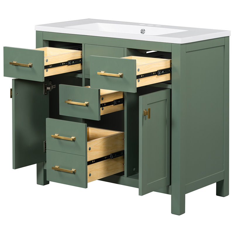 Meuble-lavabo simple 36,01 avec comptoir