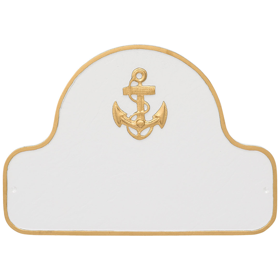 Anchor Arch Address Sign Plaque Montague Metal Products Inc.