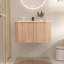 Meuble-lavabo mural moderne incurvé Modern-1613012739