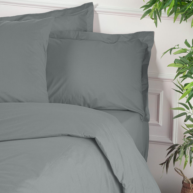 Ranforce Quilt Cover, Light Grey