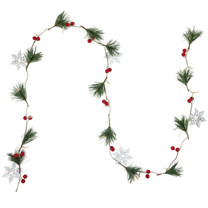 3.5'' in. Lighted Faux Garland