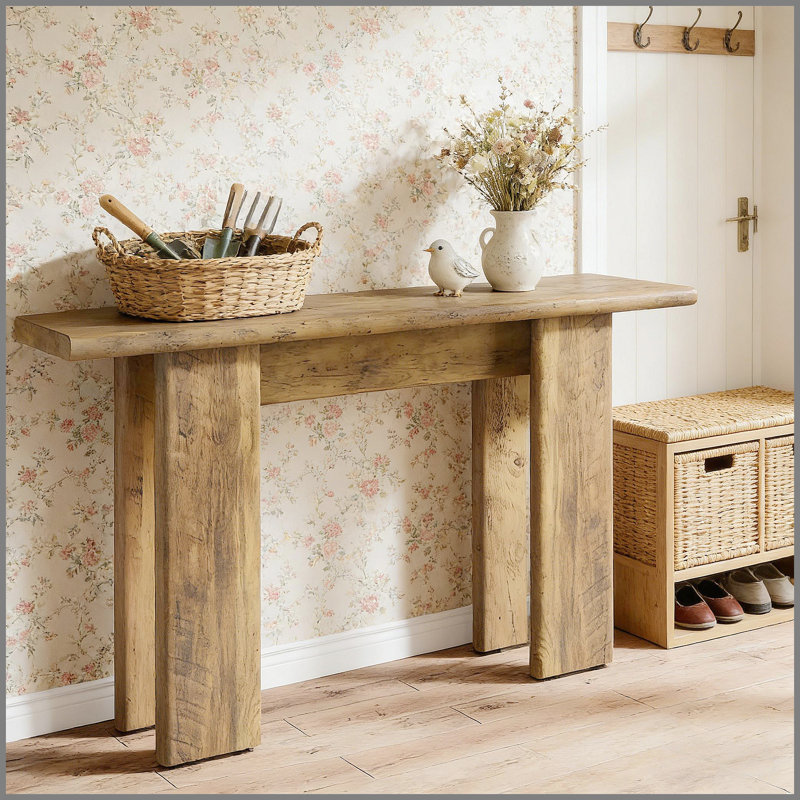 Rustic Style Couch Table,Console Table,Hallway Stand
