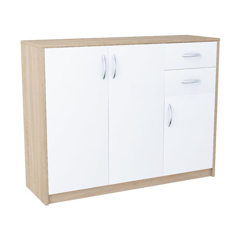 110cm Sideboard, Sonoma/White