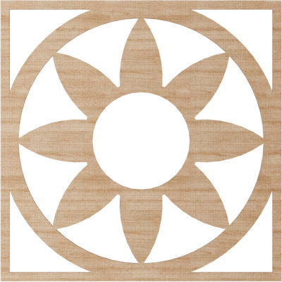 Médaillon de plafond en bois Blume