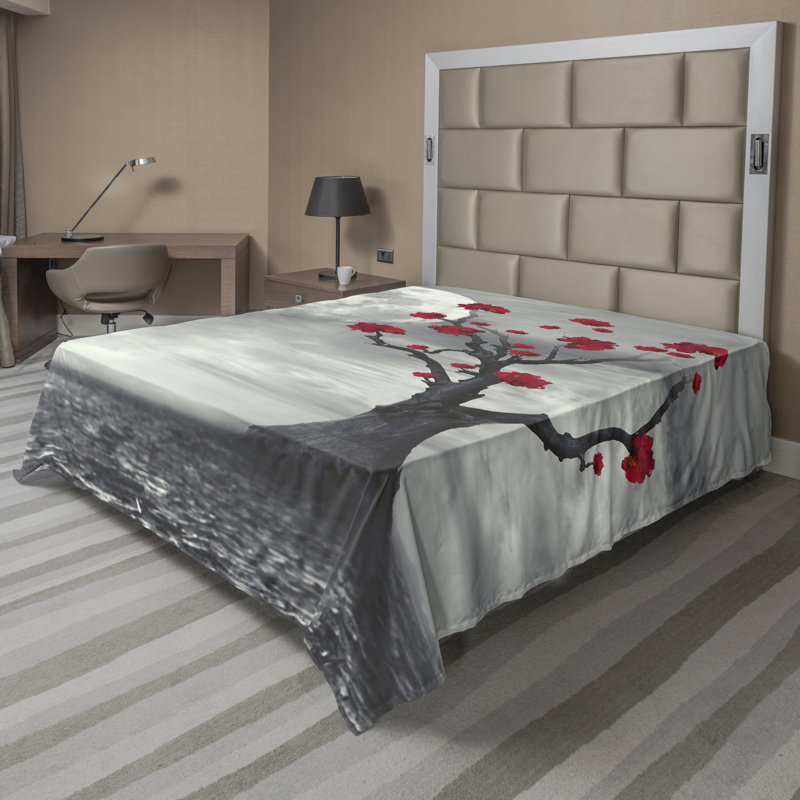 Microfiber No Pattern And Not Solid Color Flat Sheet, California King Flat Sheet