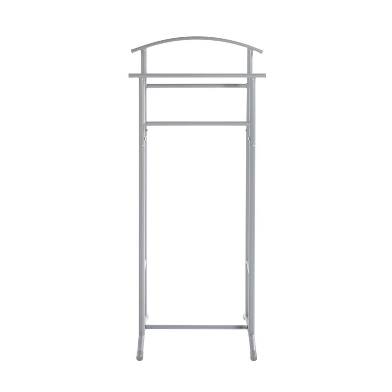 Metal Freestanding Coat Rack, Grau