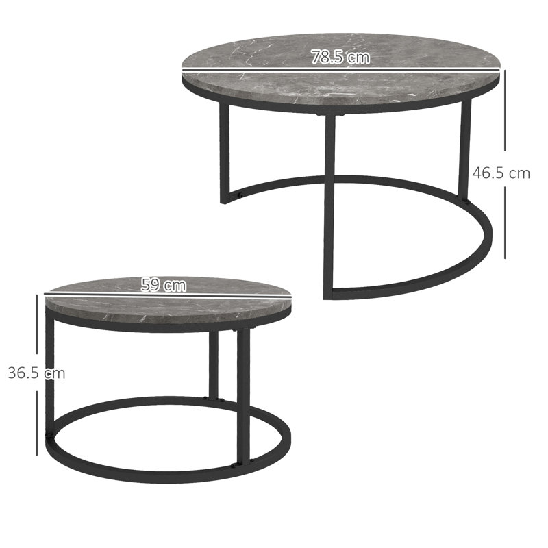 Cotten Frame Coffee Table, Brown