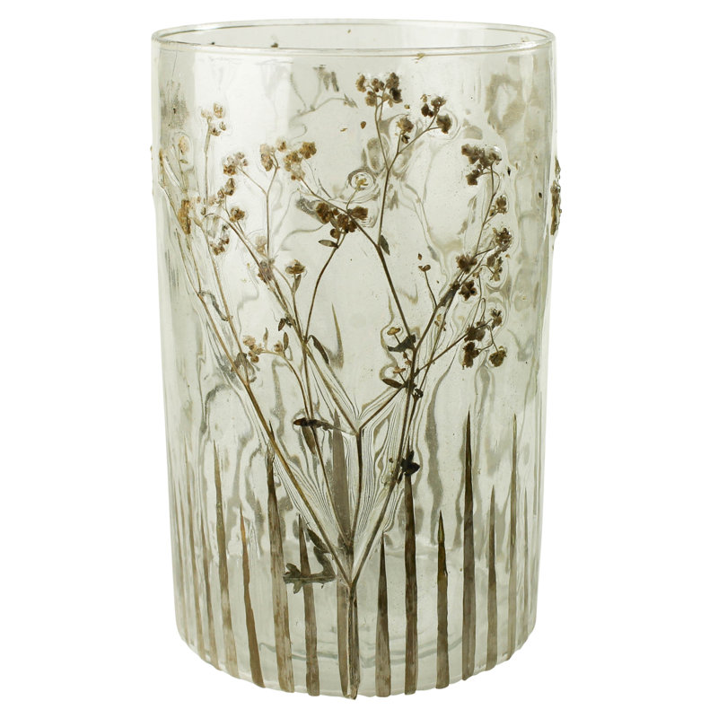8'' H Glass Tabletop Hurricane