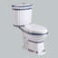 Toilette allongée deux pièces 45,5 GPF (siège inclus)-73064075