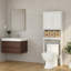 Cette armoire de rangement blanche minimaliste est peu encombrante avec des tablettes réglables et une conception anti-basculement pour plus de commodité.