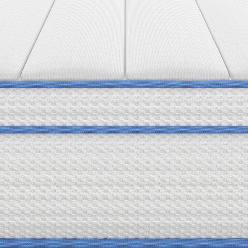Nautica Hybrid Mattress: Comfort Latex Foam Layer with Bonnell Support Coil Spring Base, 10", Full