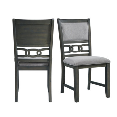 Chaise d'appoint Relyea en gris foncé